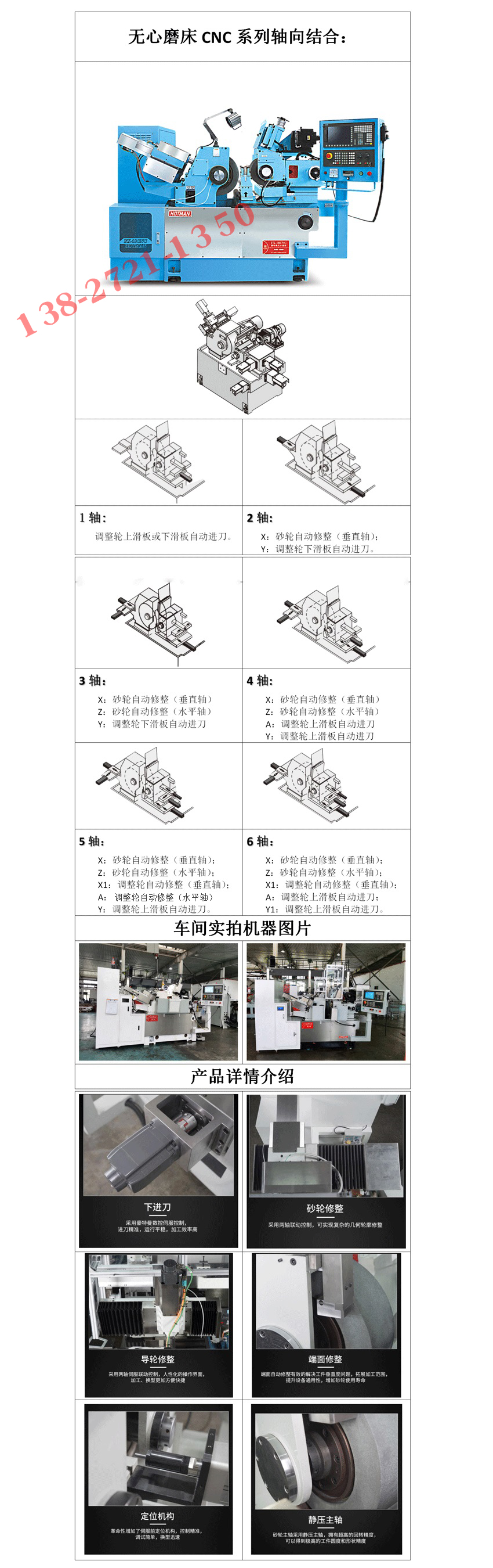 FX-18CNC成型无心磨床产品详情介绍